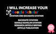 increase your google scholar citation, backdated citation and scopus