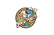 create fun colorful ice cream shop logo