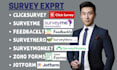 do clicksurvey surveyme feedbackly surveyhero surveymonkey zoho forms jotform
