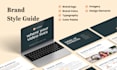 design business logo and brand guidelines, style guide