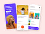 do mobile app screens, app ui ux design, app design ios android by figma