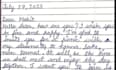 provide handwritten documents, study notes and letters