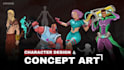 design high quality characters and concept art