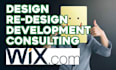 do wix website design redesign, wix ecommerce coding
