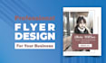 do design a clean and simple printable flyer any structure