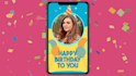 make happy birthday greeting video