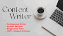 do website content, article writing, and content writing