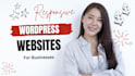 design wordpress website, install themes and plugins