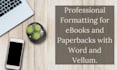 convert your document to epub and PDF