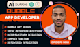 develop bubble mvp web app saas bubble chatbot open ai on bubble io developer