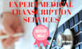 do accurate and professional medical scribe and medical transcription service