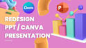 redesign improve or enhance your ppt or canva presentation