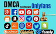 takedown content on reddit, tiktok, onlyfans, google, shopify, x, etc under dmca