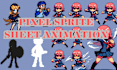 Do 2d Sprite Sheet Animation Pixel Game Art Rpg Maker Mv Sprite Sheet 