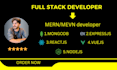 be mern full stack web developer reactjs,vuejs,nodejs