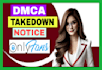 takedown infringing leaked onlyfans website photos video google search by dmca