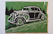 create artistic linocut illustration in my style
