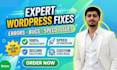 fix wordpress issues, errors, bugs, and website problems