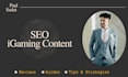 write SEO igaming articles, blogs, and affiliate site content