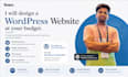 design a professional wordpress websites at affordable cost