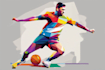 draw wpap pop art sport potrait