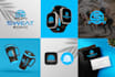 design abstract logo design with brand style guides