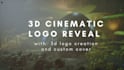 create 3d cinematic logo reveal