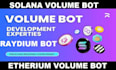 create telegram solana volume bot, pumpfun alert bot, raydium volume bot
