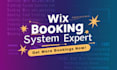professional wix booking system on your wix website