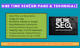 do on page and technical SEO to increase website visibility on google