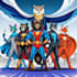 create super hero animals illustration