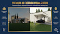 create 3d architectural floor plans and elevations