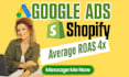 setup and manage google ads for shopify and ecommerce businesses