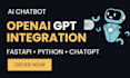 integrate openai gpt chatbot into your website or application