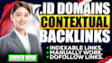 build high da DR indonesian contextual dofollow id backlinks
