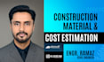 do cost estimation and material takeoff on bluebeam, planswift