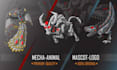 create modern mecha animal mascot logo for youtube or esport team