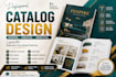 design custom catalog pages and indesign sell sheets