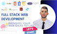 develop a full stack web application or website