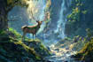 make fantasy environment background art