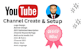 do youtube channel create and setup
