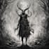 create dark art illustration