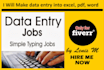 be your assistant making data entry