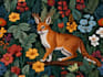 draw an animal and botanical illustration