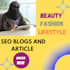 content writing for life style and beauty blogs
