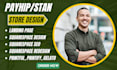 payhip store website, digital products, stan store design, gumroad