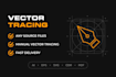 manually vector trace your logo or image