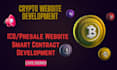 develop ico website ,presale website and smart contract