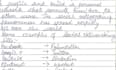 prepare handwritten notes and letters