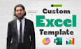 create easy to use excel custom spreadsheet templates